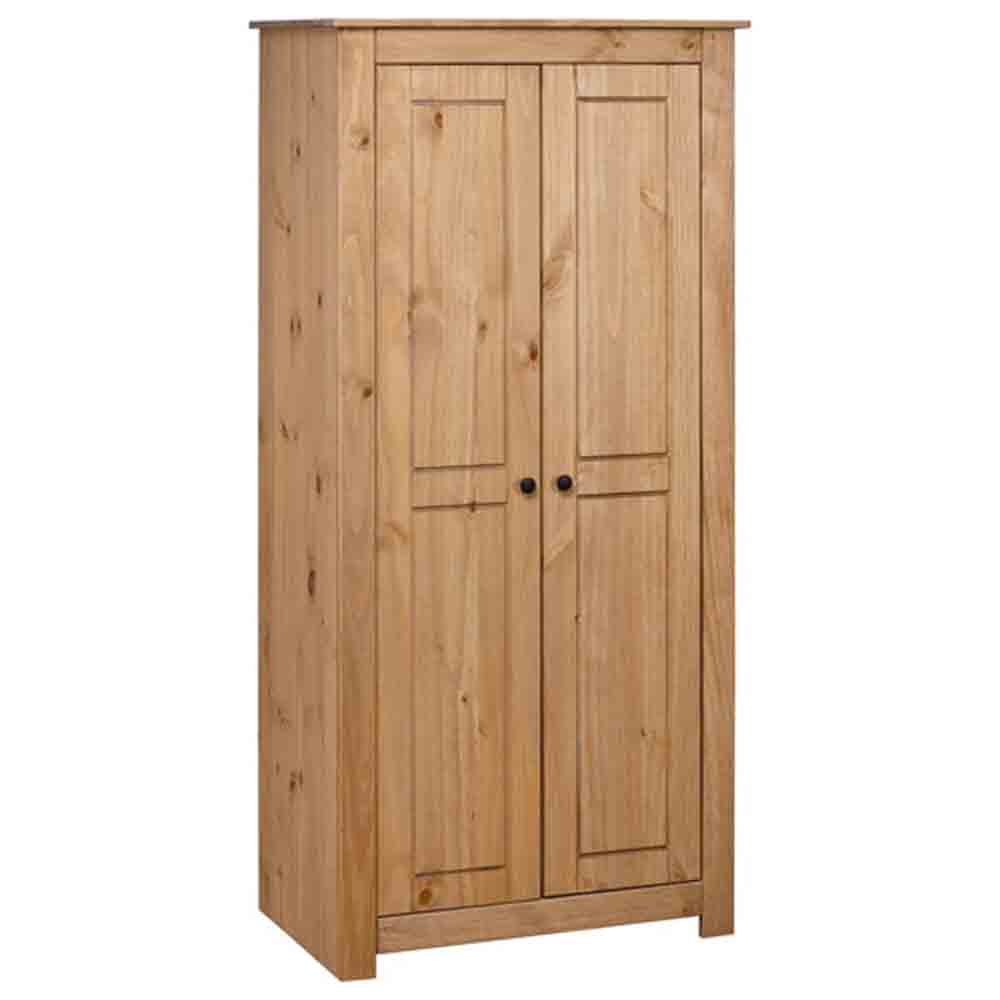 Read more about Bury wooden wardrobe with 2 doors in brown
