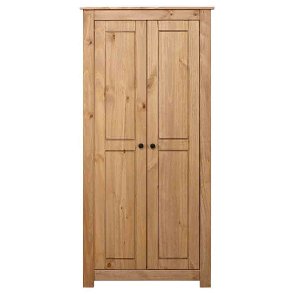 Bury Wooden Wardrobe With 2 Doors In Brown