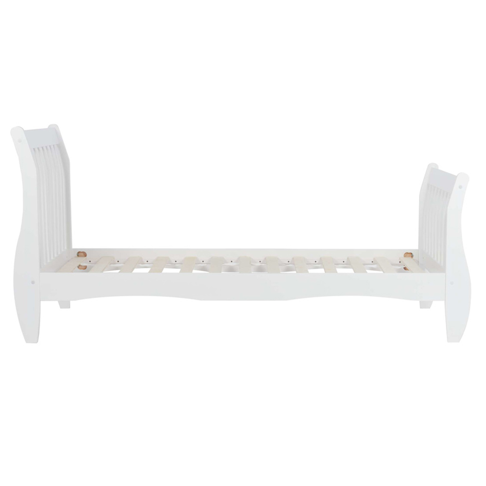 Bushnell Wooden Single Bed In White