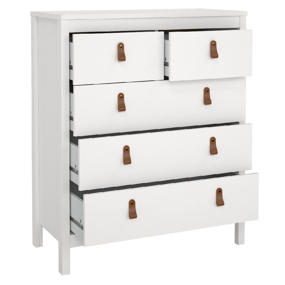 Butler Wooden Bedroom Set With 3 Doors Wardrobe In White