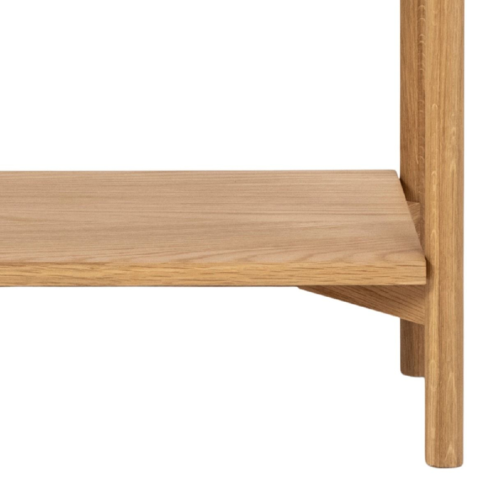 Butte Wooden Bookcase With 4 Shelves Tall In Oak