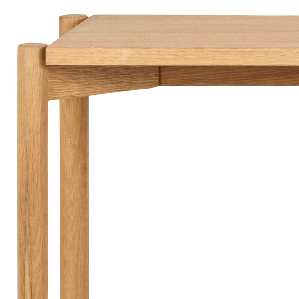 Butte Wooden Bookcase With 4 Shelves Wide In Oak