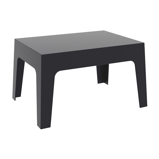 Product photograph of Buxtan Outdoor Stackable Coffee Table In Black from Furniture in Fashion