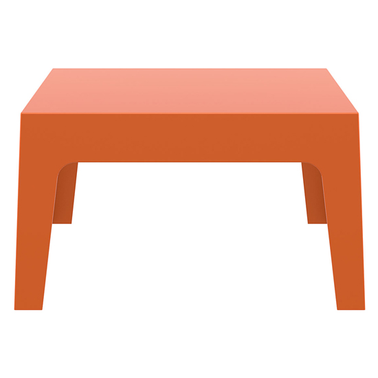 Buxtan Outdoor Stackable Coffee Table In Orange Furniture in Fashion