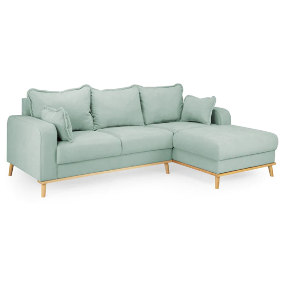 Read more about Buxton fabric right hand corner sofa in blue