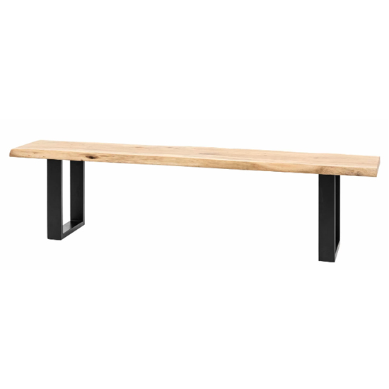 Read more about Cabo acacia wood dining bench in natural
