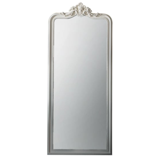 Read more about Cabot leaner floor mirror with white wooden frame