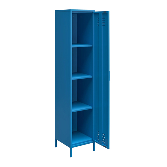 Cribbs Locker Metal Storage Cabinet With 1 Door In Blue_3