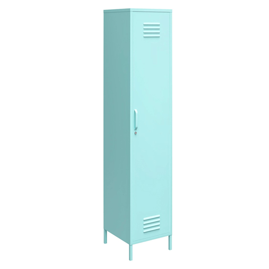 Cribbs Locker Metal Storage Cabinet With 1 Door In Mint_2