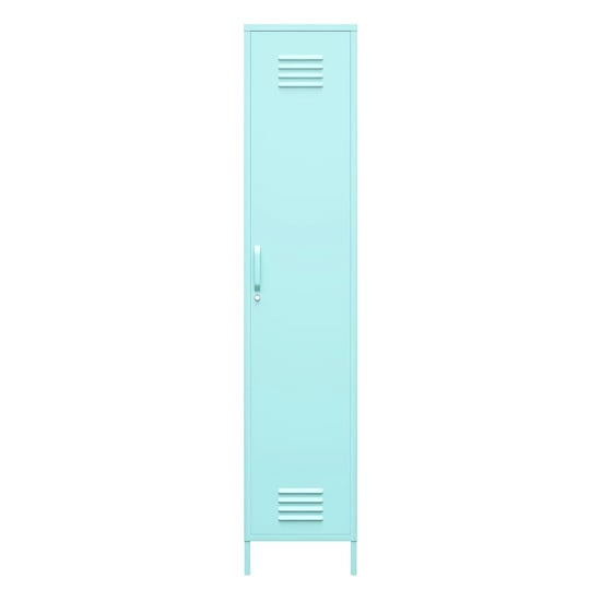 Caches Metal Locker Storage Cabinet With 1 Door In Spearmint_5