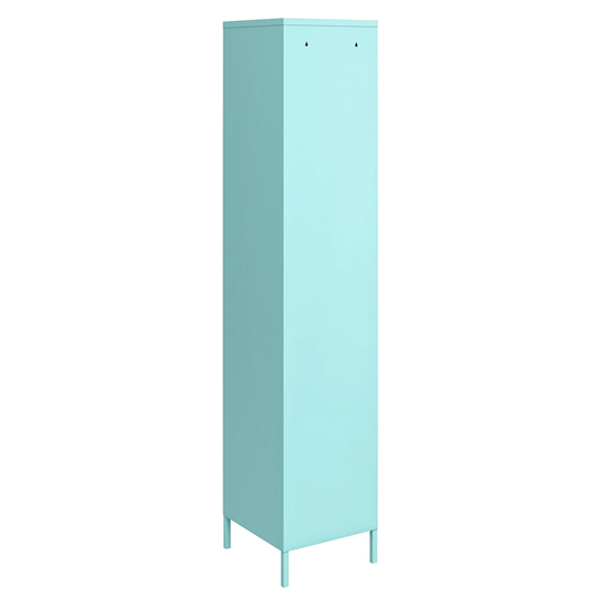 Cerritos Metal Wardrobe With 1 Door In Spearmint
