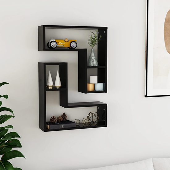 Cachi Set Of 2 Wooden Wall Shelf In White Furniture in Fashion