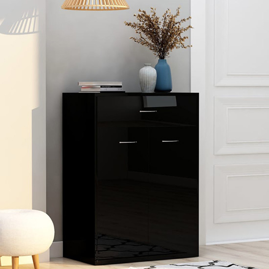 Curated visual reference: High Gloss Scandinavian Apartment Storage Cabinets Reference: Cadao High Gloss Shoe Storage Cabinet With 2 Doors In