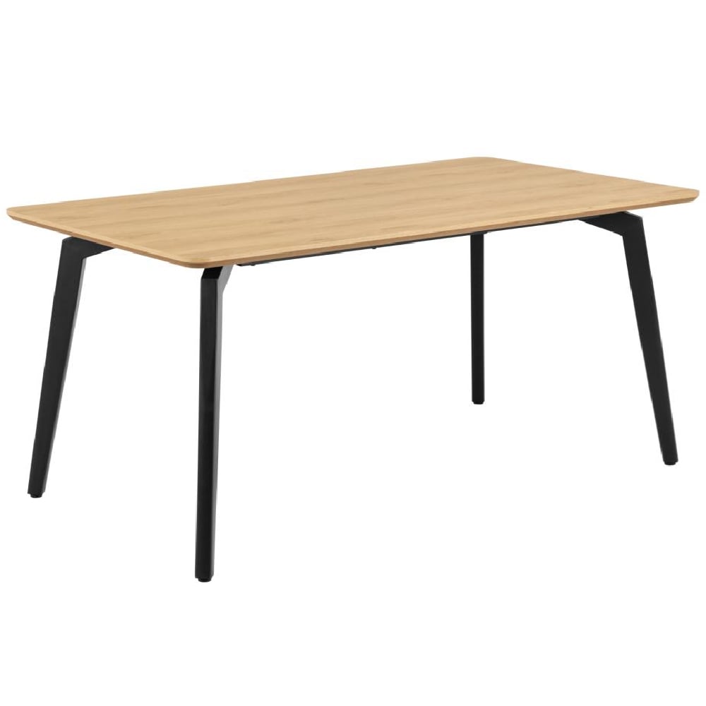 Product photograph of Cadott Wooden Rectangular Dining Table In Oak from Furniture in Fashion