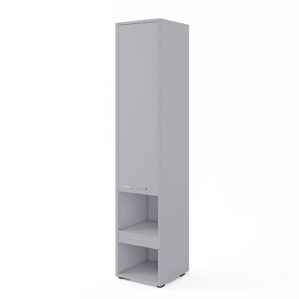 Read more about Cadott wooden storage cabinet tall with 1 door in matt grey