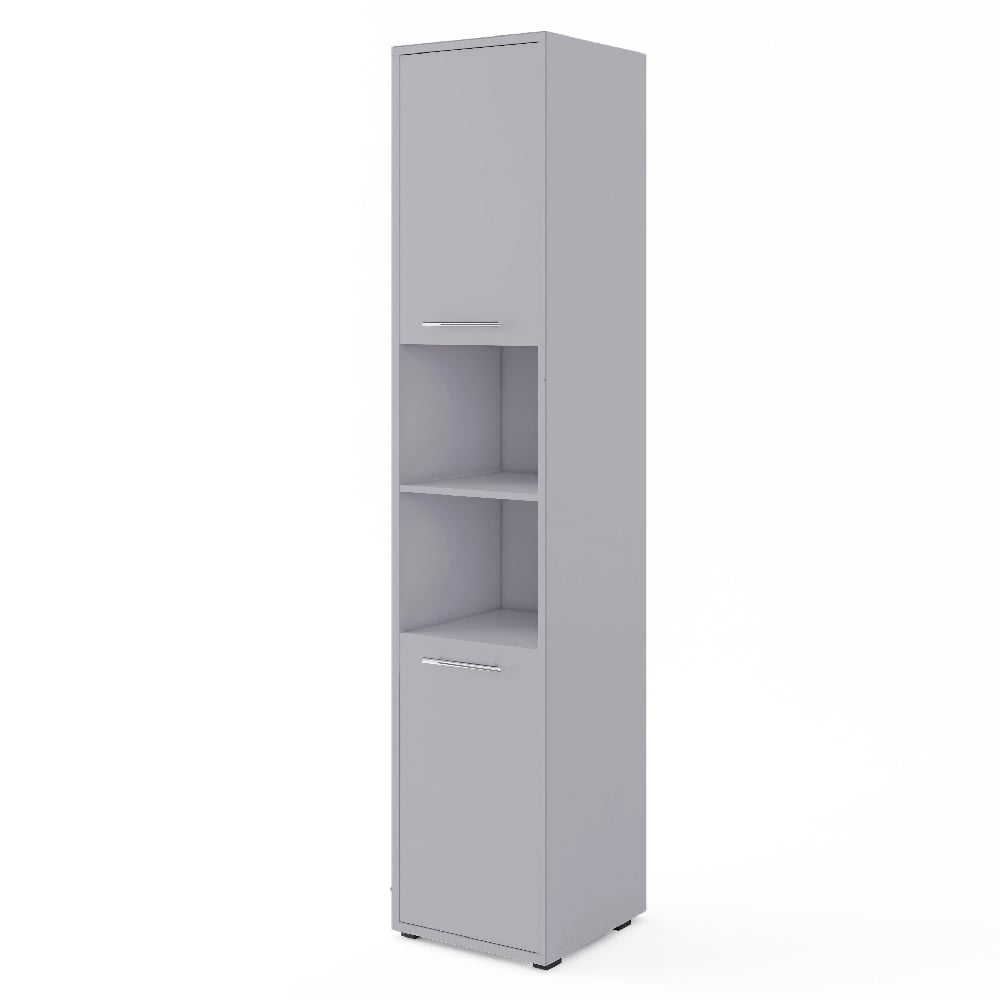 Read more about Cadott wooden storage cabinet tall with 2 doors in matt grey