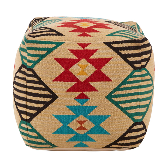 Cafenos Fabric Upholstered Pouffe In Assorted Colours_2