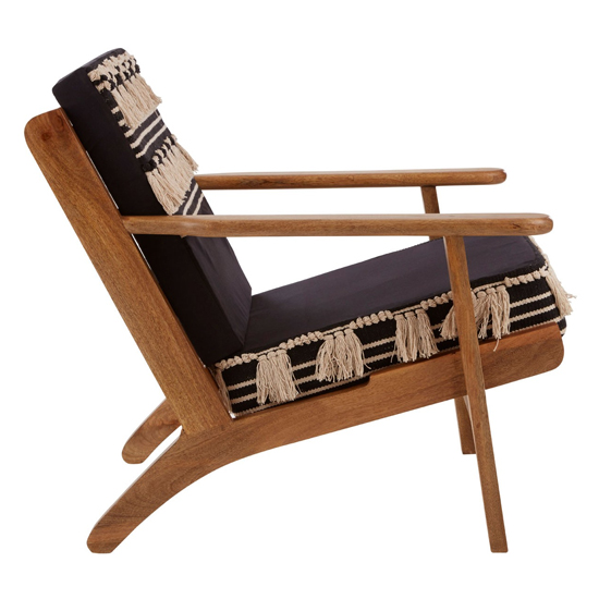 Cafenos Laid Back Design Wooden Bedroom Chair In Oak FiF