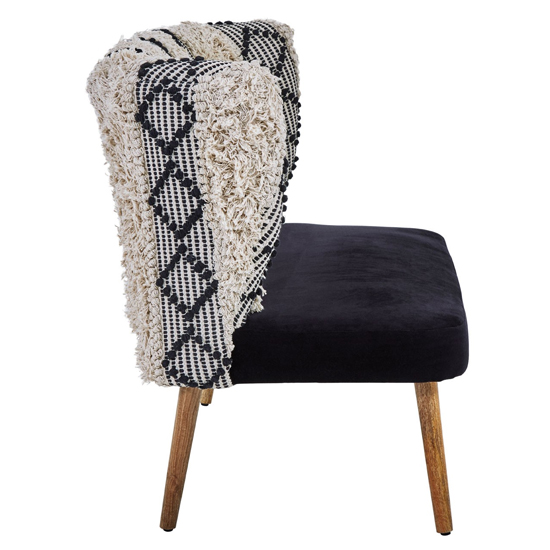 Cafenos Moroccan Cotton Fabric Sofa With Back In White Furniture in Fashion