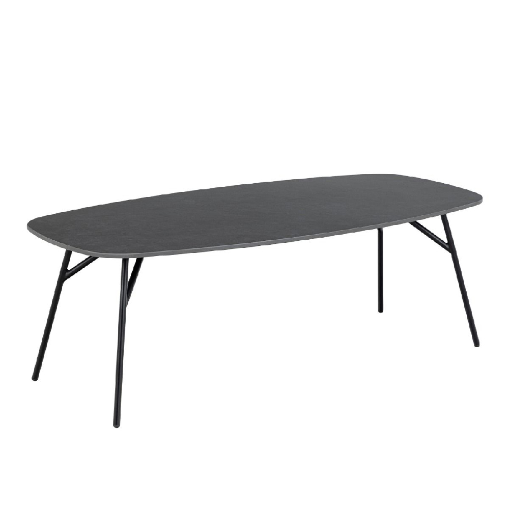 Caguas Ceramic Rectangular Coffee Table in Black