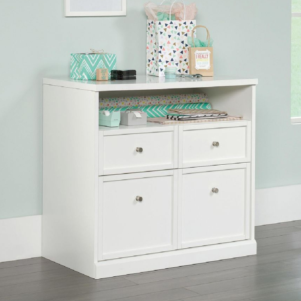 Read more about Caguas wooden storage cabinet with 4 drawers in white