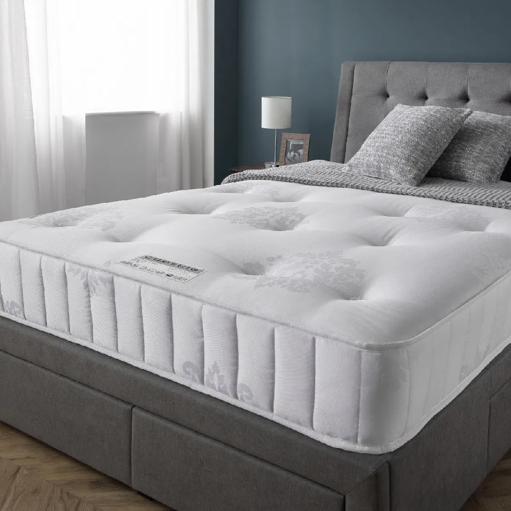 Cahya Elite Pocket Fabric Double Mattress In White
