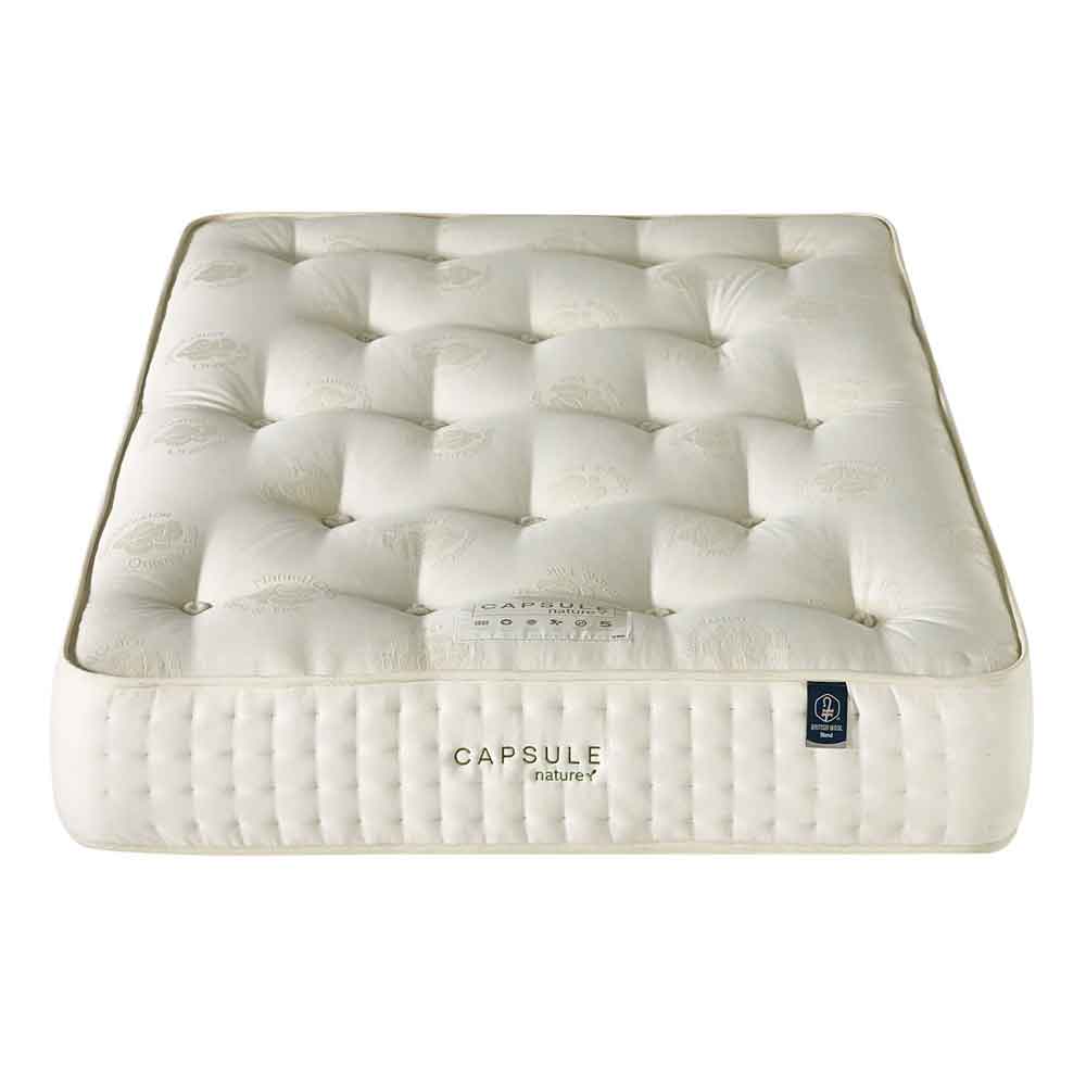 Cahya Elite Pocket Fabric Super King Size Mattress In Cream