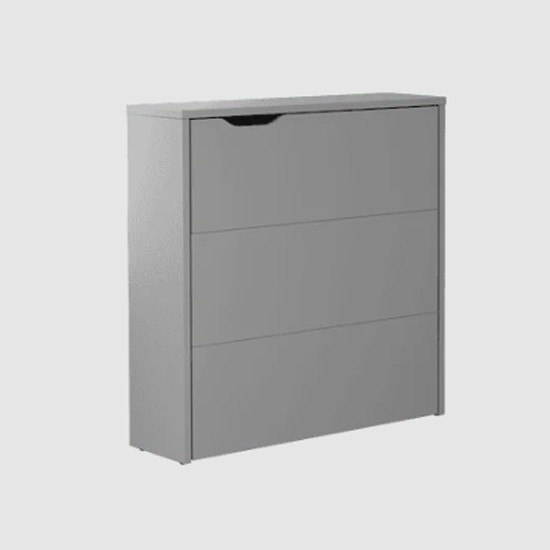 Cairo Convertible Wooden Computer Desk Right In Grey