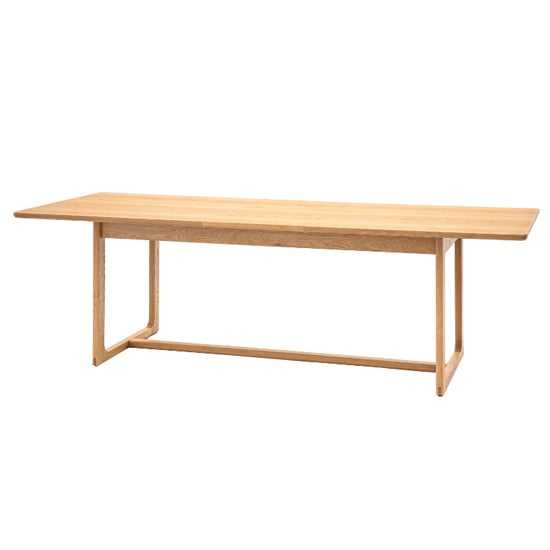 Product photograph of Cairo Extending Wooden Dining Table In Natural from Furniture in Fashion