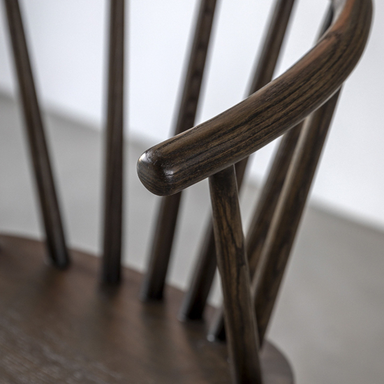 Cairo Mocha Wooden Dining Chairs In Pair