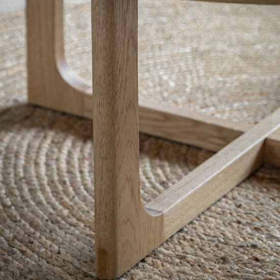 Cairo Wooden Coffee Table Round In Natural
