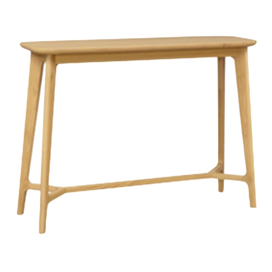 Cairo Wooden Console Table In Natural Oak