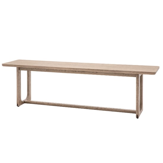 Read more about Cairo wooden dining bench in smoked oak