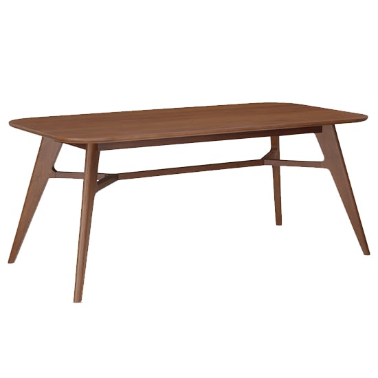 Cairo Wooden Dining Table Large In Walnut