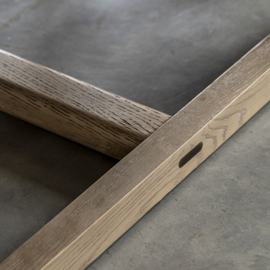 Cairo Wooden Dining Table Rectangular In Smoked Oak