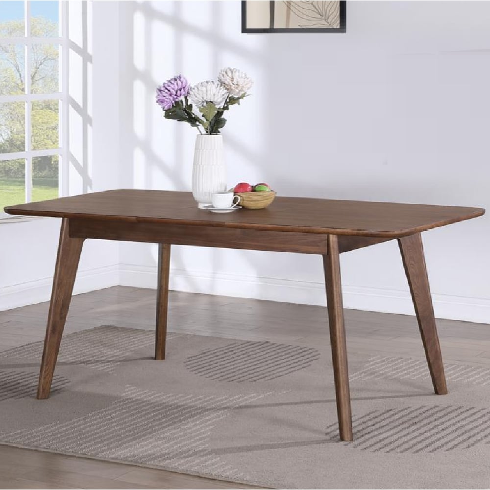 Cairo Wooden Extending Dining Table In Walnut
