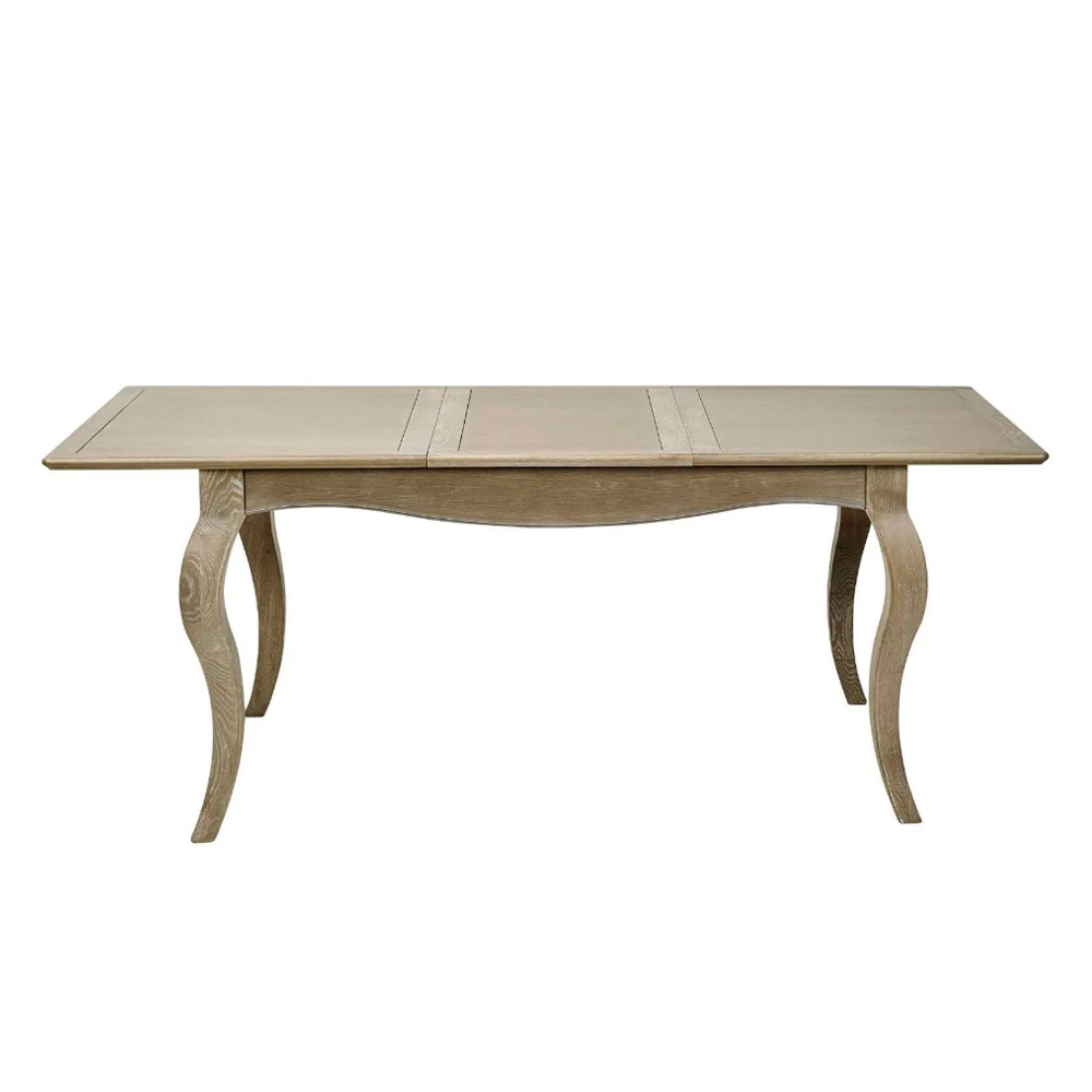 Caitlyn Wooden Extending Dining Table with 6 Chairs in Limed Oak
