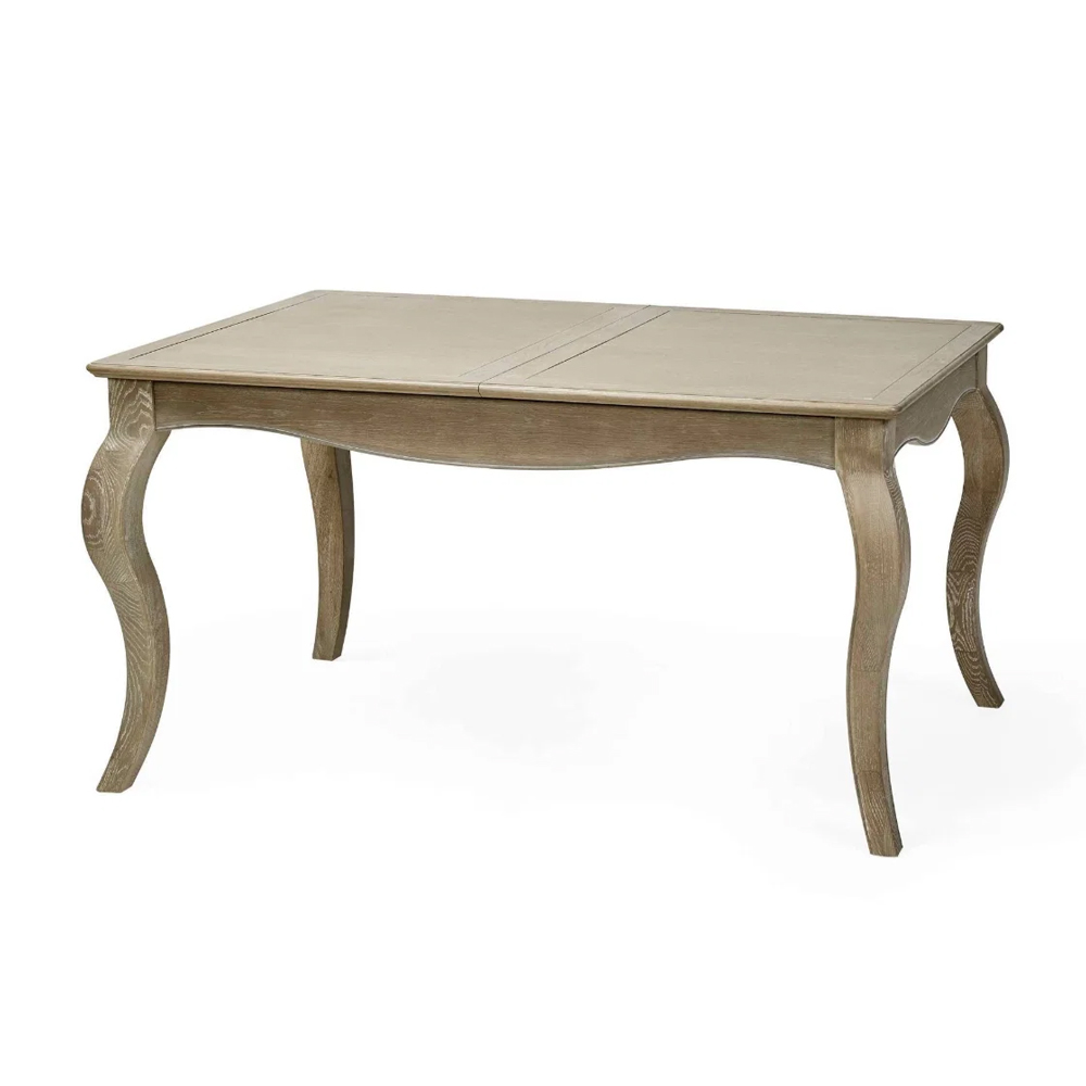 Caitlyn Wooden Extending Dining Table with 6 Chairs in Limed Oak