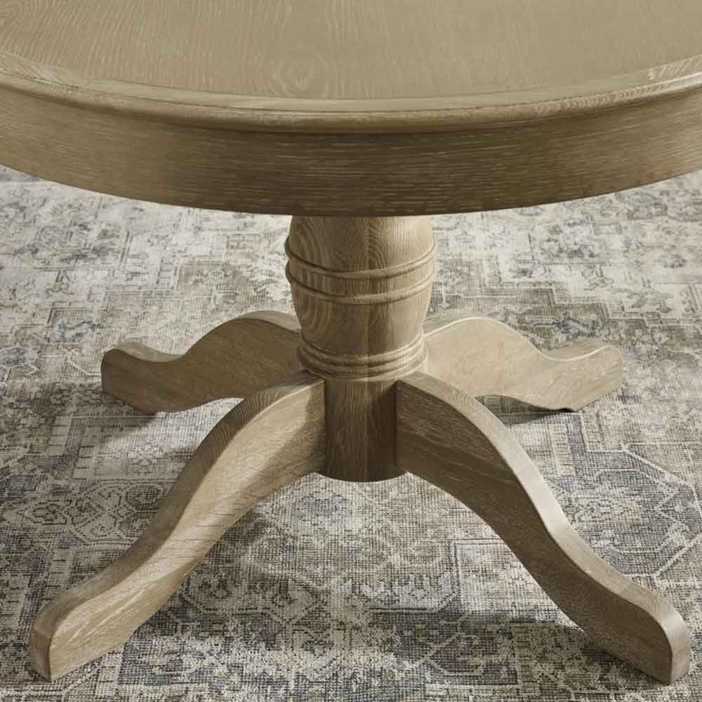 Caitlyn Wooden Extending Dining Table in Limed Oak