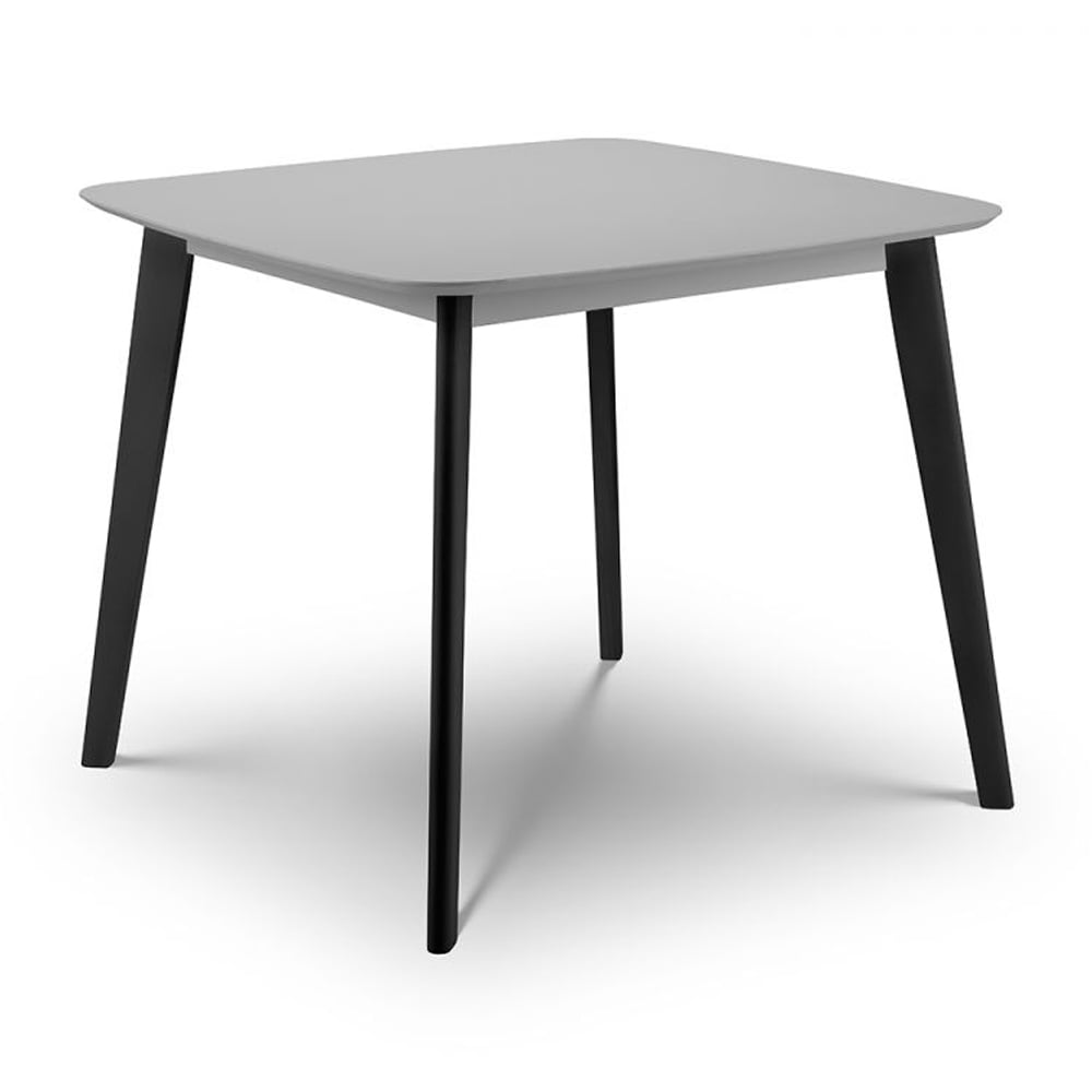 Read more about Calah wooden dining table square in grey and black