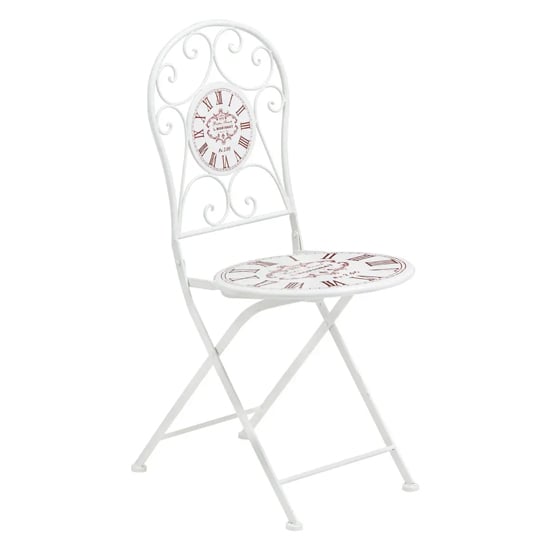 Read more about Calderon outdoor metal seating chair in cream