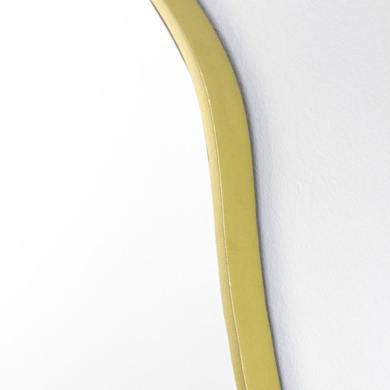 Calgary Portrait Wall Mirror With Champagne Wooden Frame Furniture in