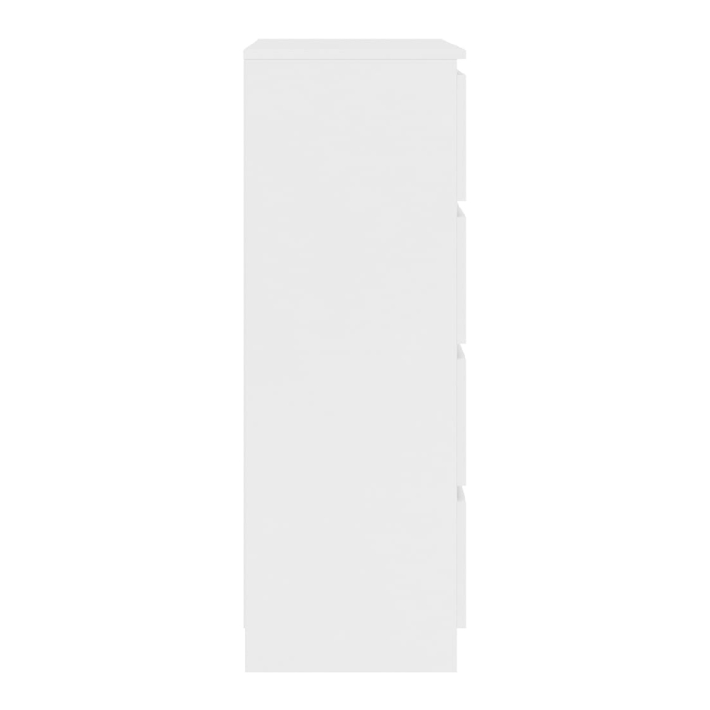 Calgary Wooden Chest Of 4 Drawers In White