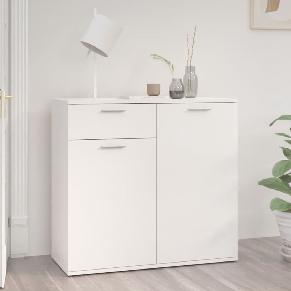 Read more about Calhoun high gloss sideboard with 2 doors 1 drawer in white