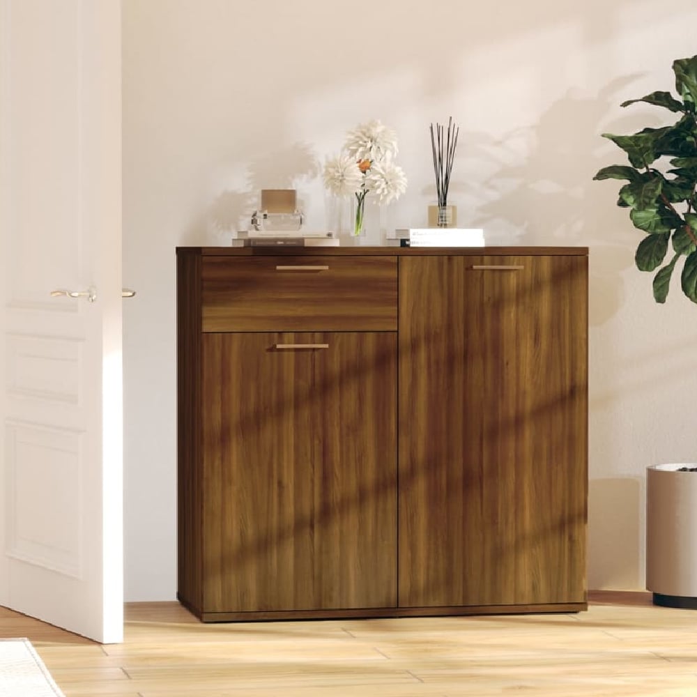 Read more about Calhoun wooden sideboard with 2 doors 1 drawer in brown oak