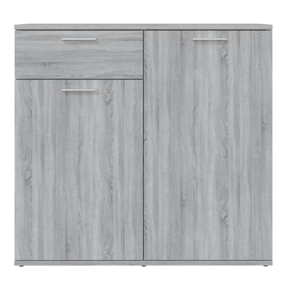 Calhoun Wooden Sideboard With 2 Doors 1 Drawer In Grey Sonoma