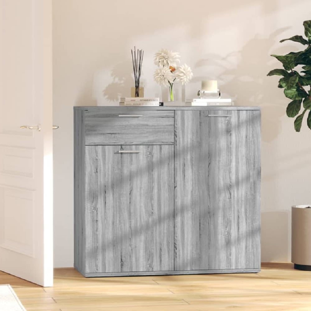 Read more about Calhoun wooden sideboard with 2 doors 1 drawer in grey sonoma