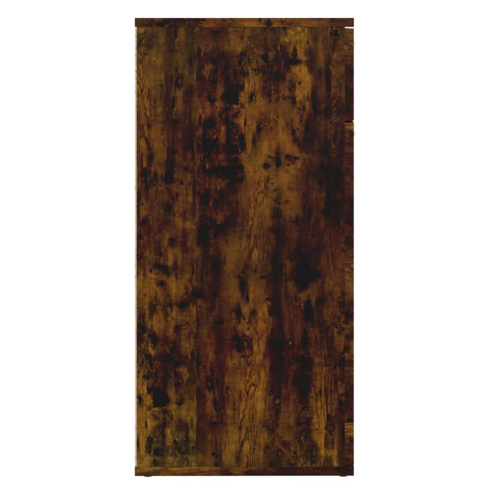 Calhoun Wooden Sideboard With 2 Doors 1 Drawer In Smoked Oak