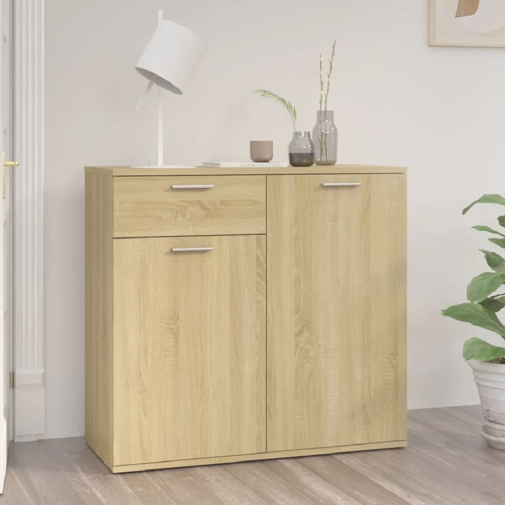 Read more about Calhoun wooden sideboard with 2 doors 1 drawer in sonoma oak