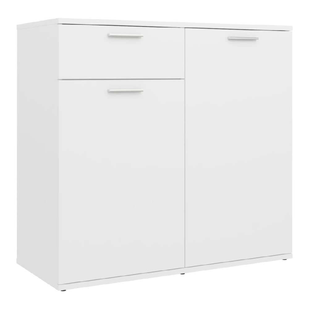 Calhoun Wooden Sideboard With 2 Doors 1 Drawer In White